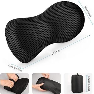 Black Ergonomic Neck Pillow